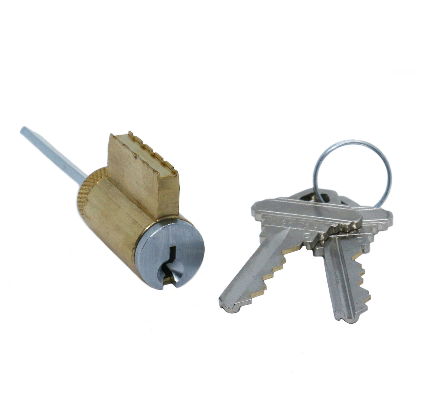 KIK / KIL Cylinder - 5-Pin Schlage C SC1 Keyway - Satin Chrome