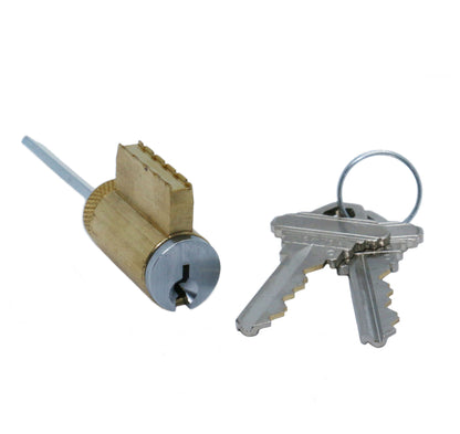 KIK / KIL Cylinder - 5-Pin Schlage C SC1 Keyway - Satin Chrome