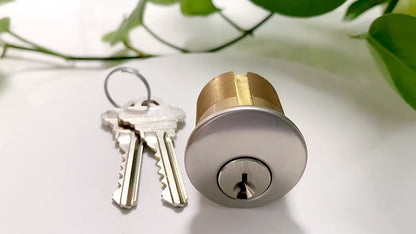 1 1/2" Commercial Door Mortise Lock Cylinder w/ Schlage C Keys