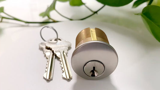 1 1/2" Commercial Door Mortise Lock Cylinder w/ Schlage C Keys